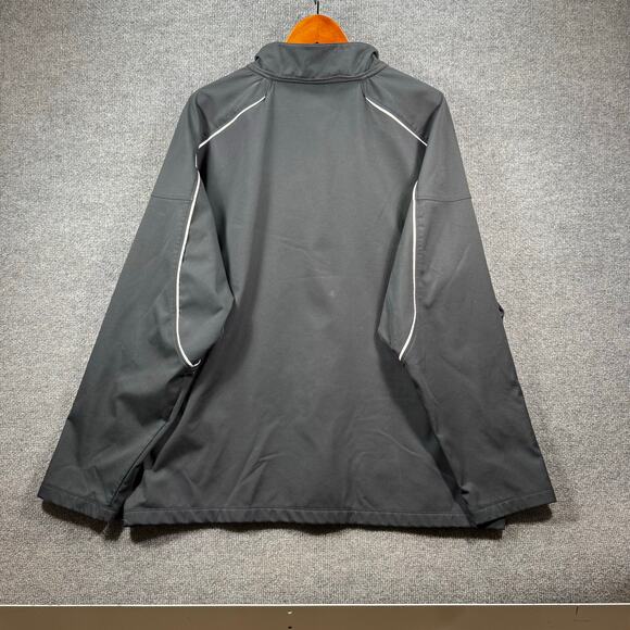 Nike Full Zip Swoosh Jacket Men's XXL Black Georgia Patched Casual Outdoors - Picture 9 of 10